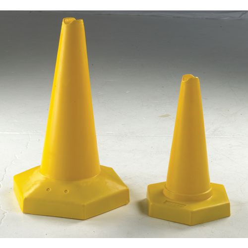 Yellow 45Cm Sand Weighted Sports Cone Traffic Cones Traffic