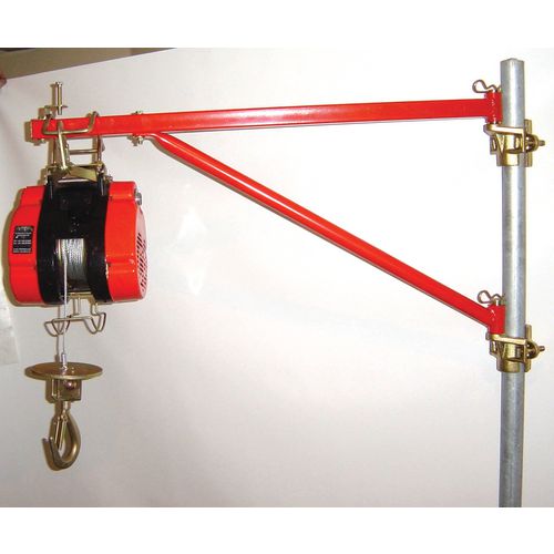 Jib Swing For Use With Hoists On Scaffolding Suction Cups