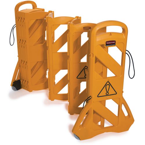  Rubbermiad portable mobile barrier