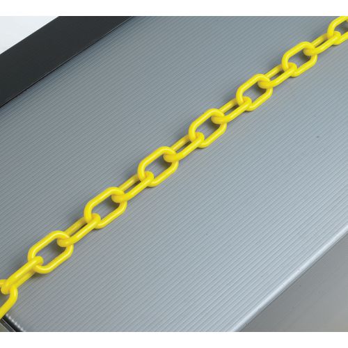 25M 10Mm Plastic Chain Yellow Chain Barriers Barriers