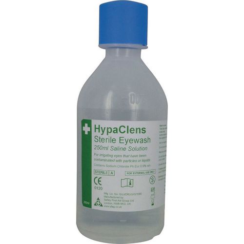 Eyewash Bottle 250Ml Pack Of 10 Consumables & Refills First Aid