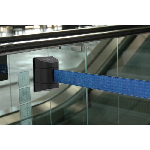 4.6M Mounted Unit Dk Blue  Retractable Barriers