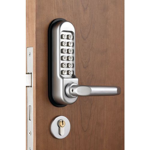 Push Button Mechanical Digital Door Lock Heavy Duty Door Security