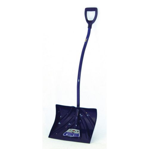 Snow pusher with ergonomic aluminium handle