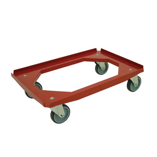 Large wheel ABS plastic dolly - 200kg load capacity