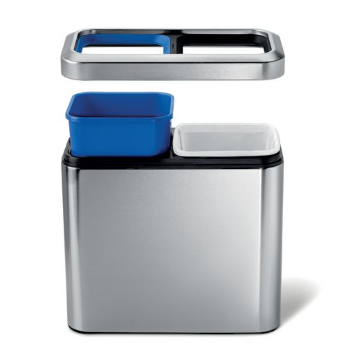 Slim open top waste recycle bin Indoor Recycling Waste Bins